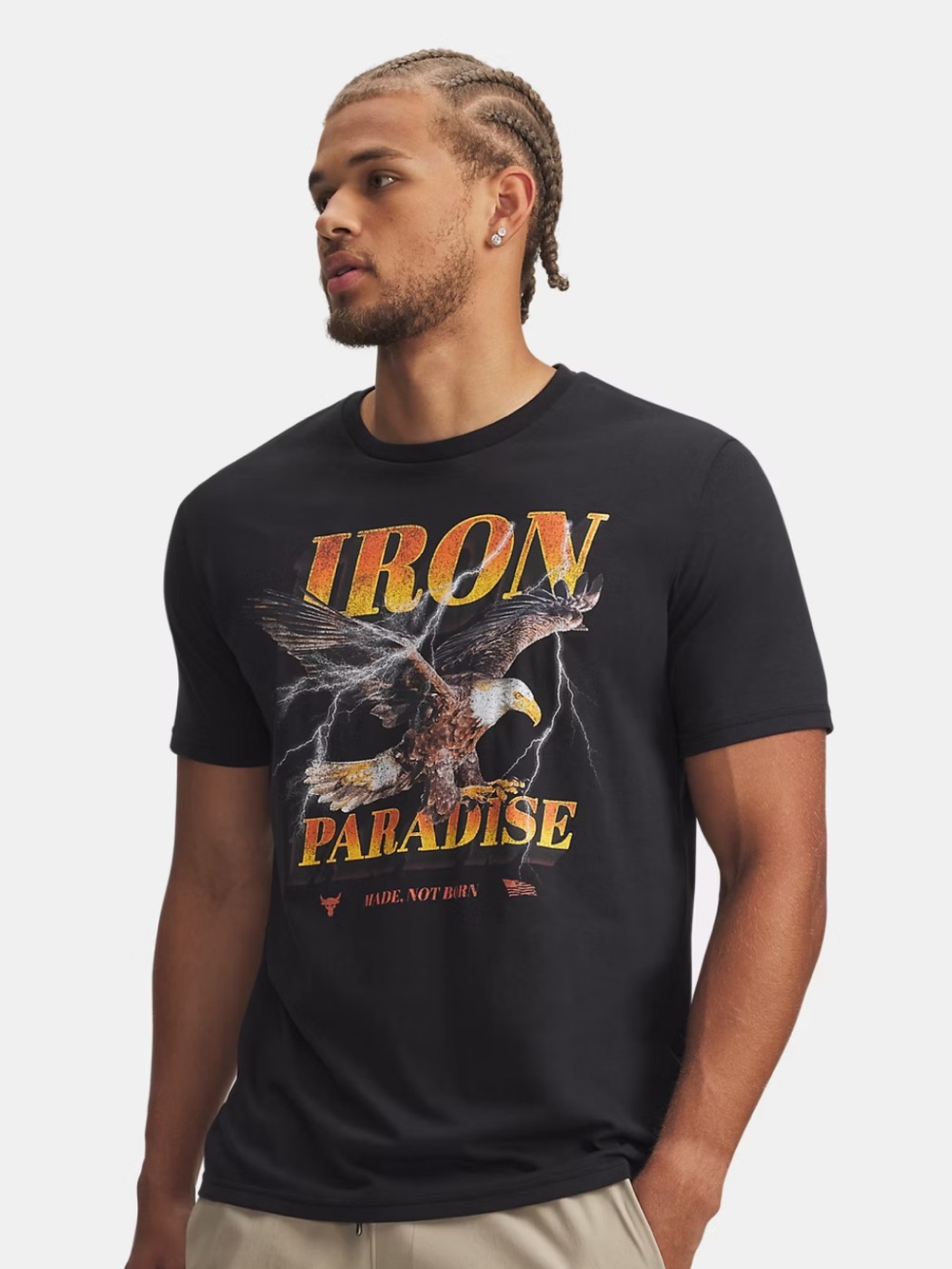 Under Armour Project Rock Short Sleeve Eagle Graphic Shirt